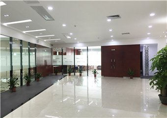 廠房辦公樓大廳一角裝飾