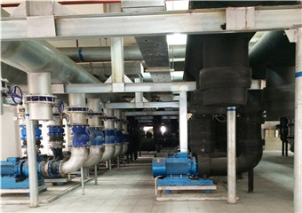 冷水機組水泵（機房）管路連接